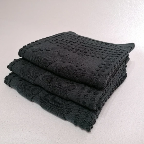 Özdilek Winter Siyah Renk Paspas Ayak Havlusu 50x70 - 2