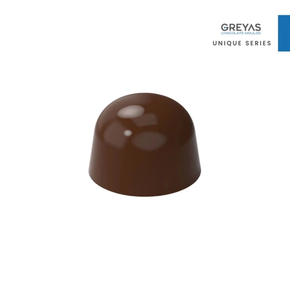 Polikarbon Yuvarlak Pralin Çikolata Kalıbı 10 gr | Cm-3931 - Resim 2