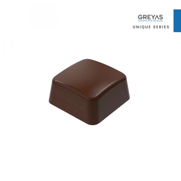 Polikarbon Kare Pralin Çikolata Kalıbı 12.8 gr | Cm-3261 - 2
