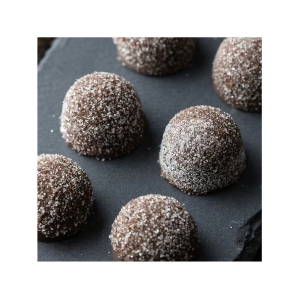 Polikarbon Yuvarlak Pralin Çikolata Kalıbı 10 gr | Cm-3931 - Resim 3