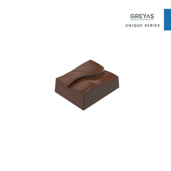 Polikarbon Dikdörtgen Pralin Çikolata Kalıbı 10.5 gr | Cm-1150 - 1