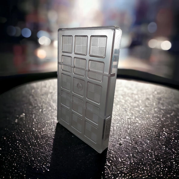 Polikarbon Kare Madlen Çikolata Kalıbı 5.5 gr | Cm-1374 - 2