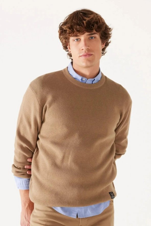 Wrengler Yuvarlak Yaka Erkek Kazak W22210660 - 2