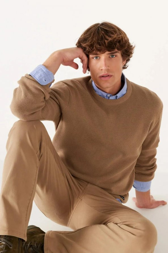 Wrengler Yuvarlak Yaka Erkek Kazak W22210660 - 5