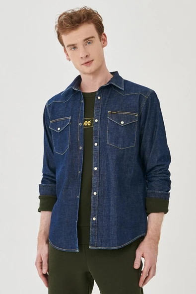 Lee Uzun Kollu Erkek Jean Gömlek L66WPLLH