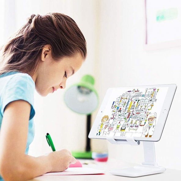 Gold Seri Katlanabilir Masaüstü Telefon ve Tablet Standı Siyah - 5