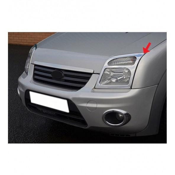 Ford Connect Krom Far Çerçevesi 2 Parça 2002-2009 Paslanmaz Çelik