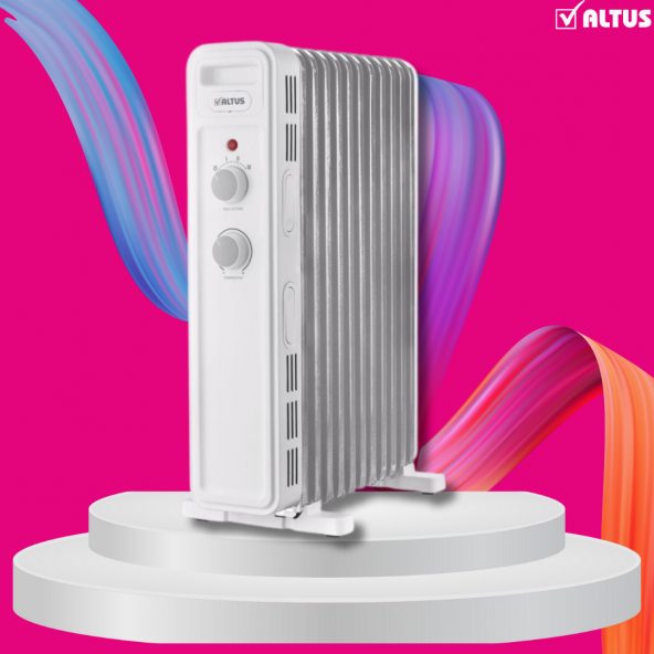 Altus AL 11 RD Yeni 11 Dilim Beyaz Yağlı Radyatör ürün görseli 1