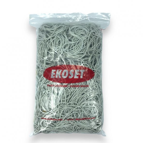Ekoset Beyaz Paket Lastiği 120mm 1Kg