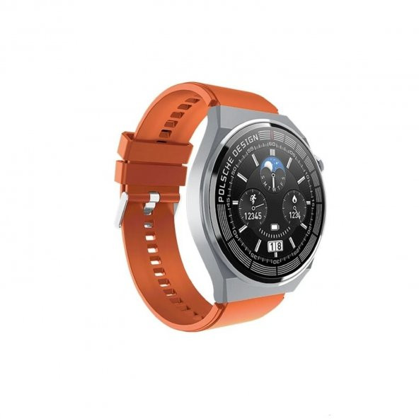 ScHitec Watch GT3 Max Android İos HarmonyOs Uyumlu Akıllı Saat Turuncu