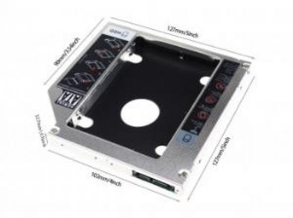 CODEGEN CDG-HDC-127 2.5&quot 12.7MM NOTEBOOK OPTİK SATA DİSK DÖNÜŞTÜRÜCÜ