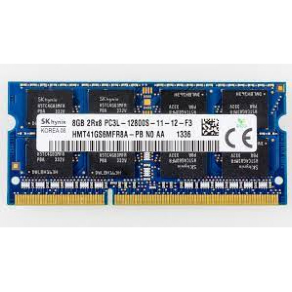 Hynix 8GB 1600MHz DDR3 PC3-12800 CL11 Rank2 SoDimm HMT41GS6MFR8A-PB NOTEBOOK RAM BELLEK