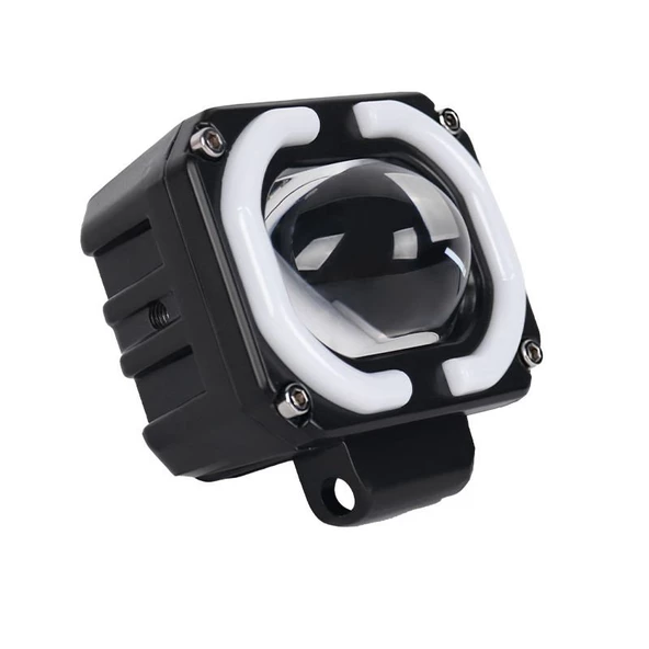 Space Off-road sis lambası- beyaz amber iç  angel  mavi / LASS329