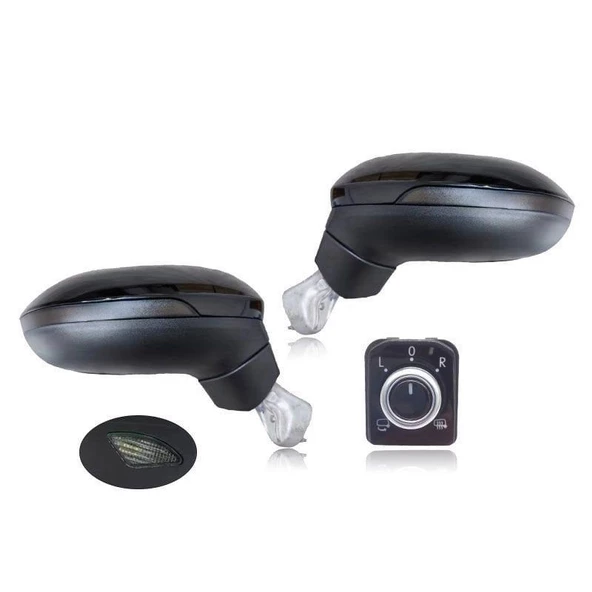 Space Passat B8 katlanabilir ayna ışıklı , düğmeli , 13 kablolu  / AYDS101 - 2