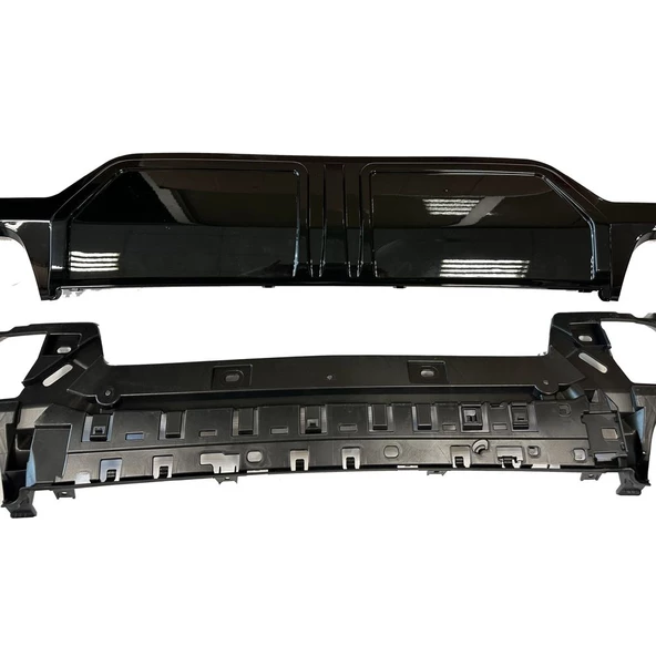 AUTOGP Bmw g20 arka tampon difüzörü ve egzoz ucu seti 3.40 lci - 2