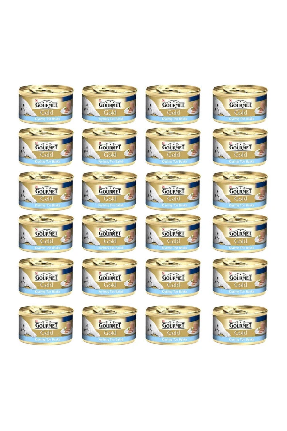 Gourmet Gold Kıyılmış Ton Balıklı 85 Gr x 24 Adet