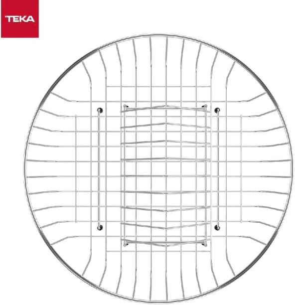 Teka Paslanmaz Çelik Tel Sepet Bulaşıklık Eviye Aksesuarı 370 x 145 - 2