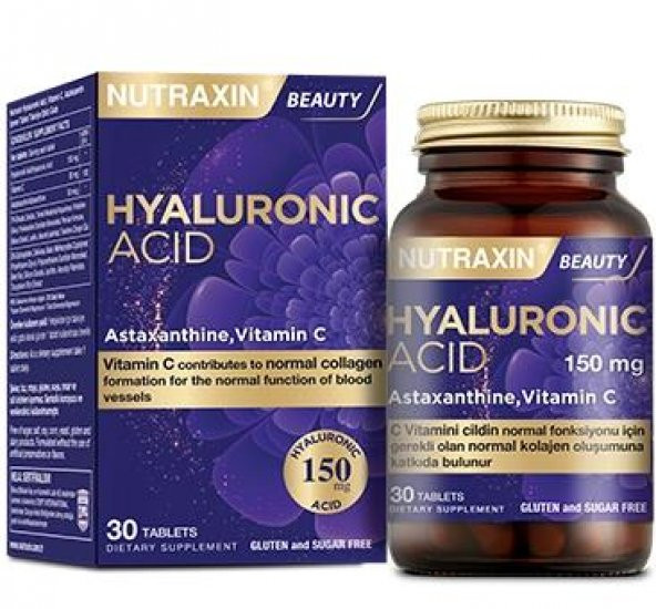 Nutraxin Hyaluronik Asit 30 Tablet