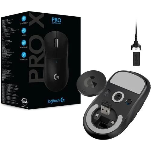 Logitech G PRO X Superlight Hero Siyah Kablosuz Oyuncu Mouse - TEŞHİR - 5