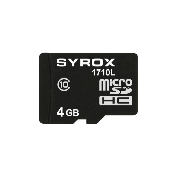 Syrox 4 GB MicroSDHC Class 10 Hafıza Kartı + Adaptör