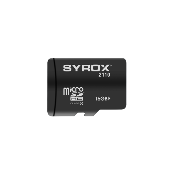 Syrox 16 GB Micro Sd Card Hafıza Kartı & Adaptörü Class 10 MC16