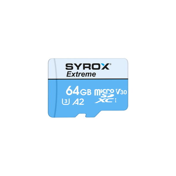 Syrox 64 GB MicroSDHC Class 10 Hafıza Kartı + Adaptör - 64GB HAFIZA KARTI 64 GB HAFİZA KARTİ - 4