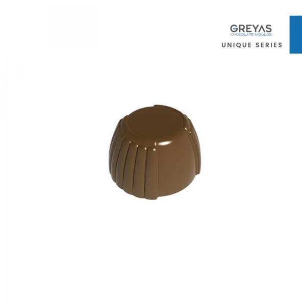 Polikarbon Yuvarlak Pralin Çikolata Kalıbı 13 gr | Cm-1293 ürün görseli