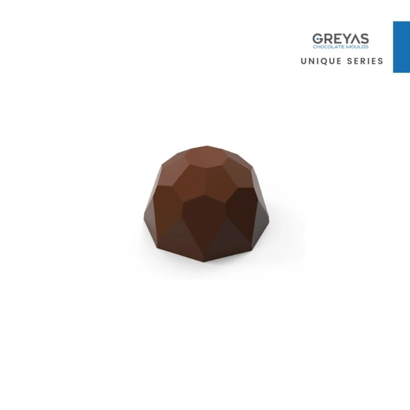 Polikarbon Yuvarlak Pralin Çikolata Kalıbı 13 gr | Cm-1297 ürün görseli