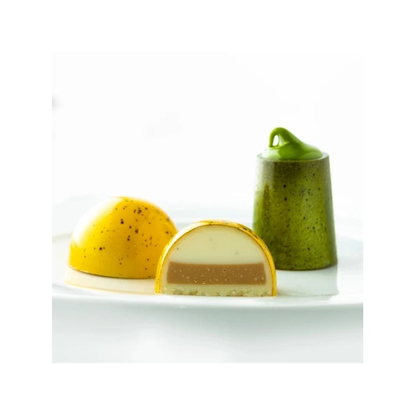 Polikarbon Yuvarlak Pralin Çikolata Kalıbı 10.5 gr | Cm-3262 - Resim 8