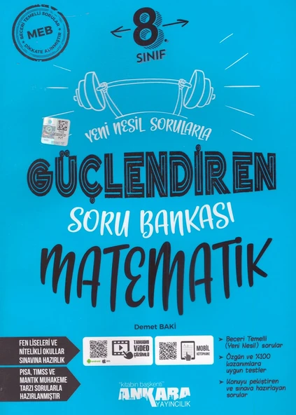 ANKARA 8.SINIF GÜÇLENDİREN MATEMATİK SORU BANKASI