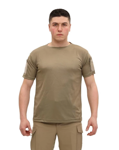 Single Sword Bisiklet Yaka Kısa Kol Taktik T-shirt - 9