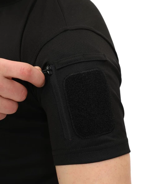 Single Sword Bisiklet Yaka Kısa Kol Taktik T-shirt - 8