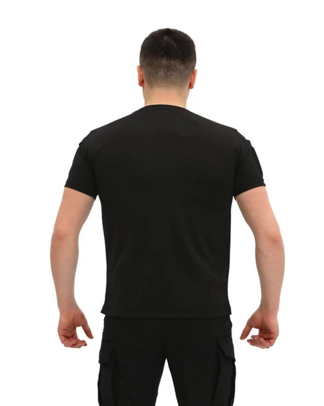 Single Sword Bisiklet Yaka Kısa Kol Taktik T-shirt - 7