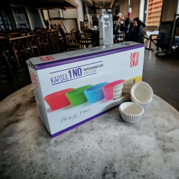 1 NO (30x23) BEYAZ KAPSÜL 1.000'Lİ ürün görseli