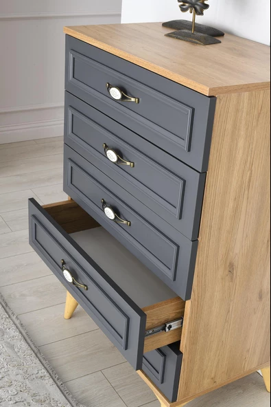 Irmak 5 Çekmeceli Şifonyer 70x46x105cm - 4