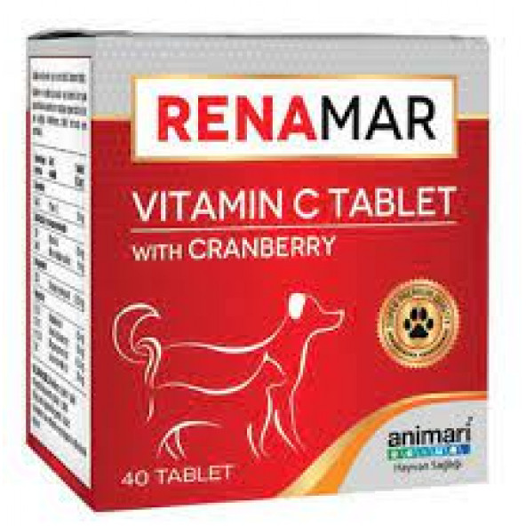 animari Renamar Kedi Köpek vitamin c tablet 40 Tb