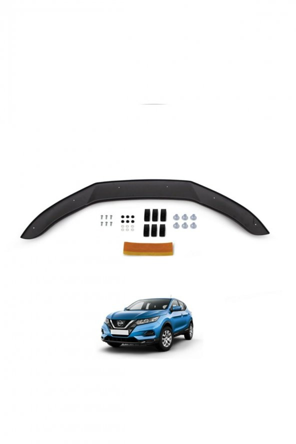 QASHQAİ ÖN KAPUT KORUYUCU RÜZGARLIĞI 2017 2018 2019 2020 - Resim 2