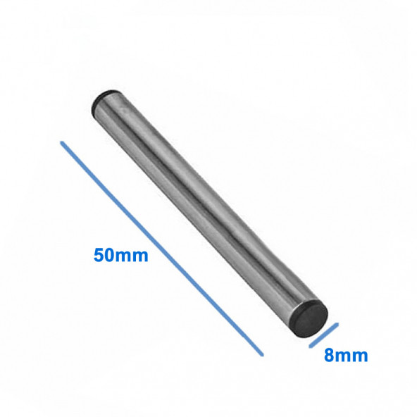 Çelik Sensör Başlığı 8x50mm Kılıf  Sıcaklık Isı Sensör Kutusu Metal Tüp Boru D818b20 Ntc Lm35 PT100