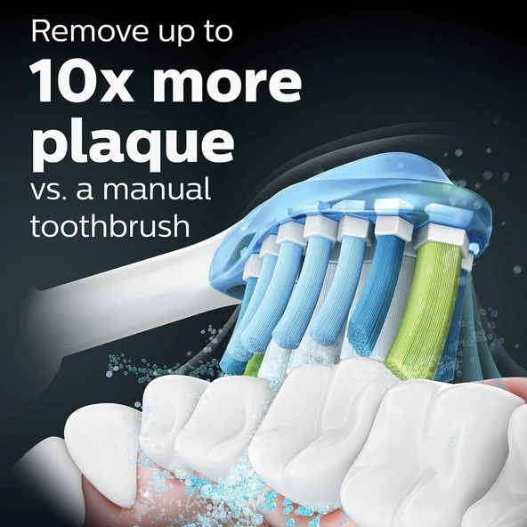 Philips Sonicare ExpertClean 7500, Şarjlı Elektrikli Diş Fırçası - Beyaz - 2