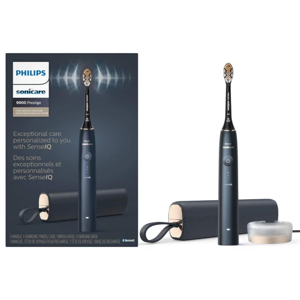 Philips Sonicare 9900 Prestige Şarj Edilebilir Elektrikli Diş Fırçası - Lacivert