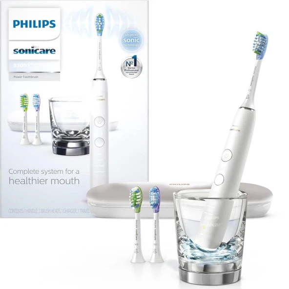 Philips Sonicare DiamondClean Smart 9300 Elektrikli Diş Fırçası - Beyaz