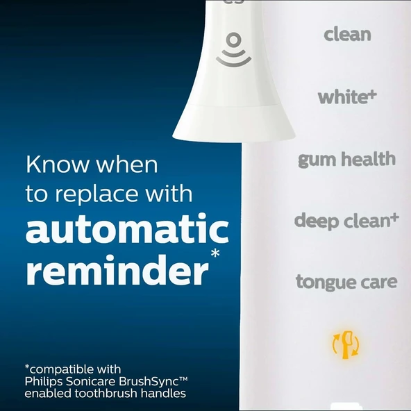 Philips Sonicare W DiamondClean Diş Fırçası Başlıkları - 3 Adet - HX6063/65 - 3