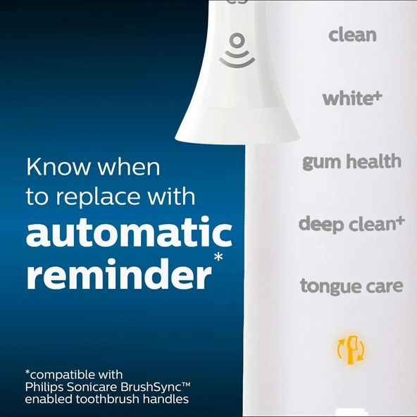 Philips Sonicare W DiamondClean Diş Fırçası Başlıkları - 4 Adet - HX6064/65 - 3