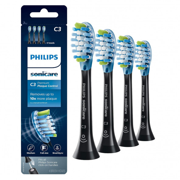Philips Sonicare C3 Premium Diş Fırçası Başlıkları - 4 Adet - HX9044/95