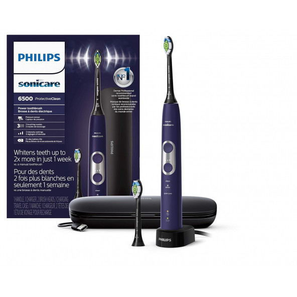 Philips Sonicare ProtectorClean 6500 Şarjlı Elektrikli Diş Fırçası - Mor