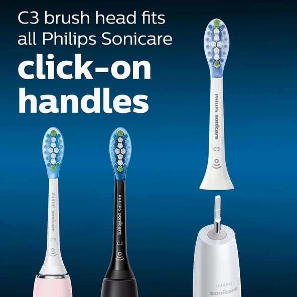 Philips Sonicare C3 Premium Diş Fırçası Başlıkları - 4 Adet - HX9044/65 - 3