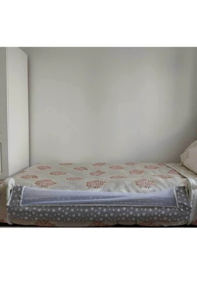 RevuBaby Festival Pratik Katlanır Çocuk & Bebek Yatak Bariyeri Bebek Düşme Önleyici Yatak Korkuluğu - 2