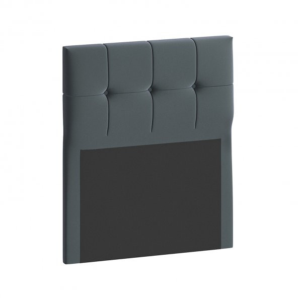 Mobpazar Helena Baza Başlığı 90x100 cm Antrasit Renk Tek Kişilik