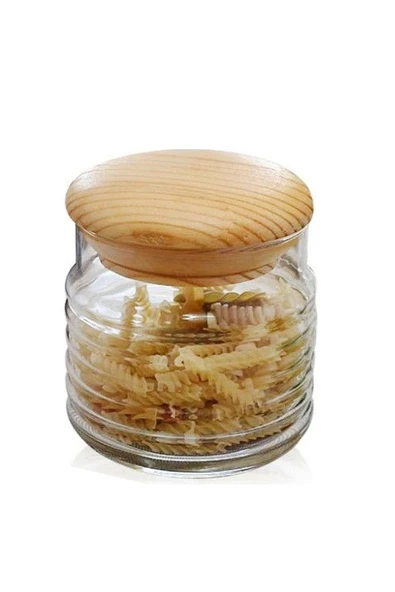 Paşabahçe Babylon Ahşap Kapaklı Kavanoz 43163 ürün görseli 1