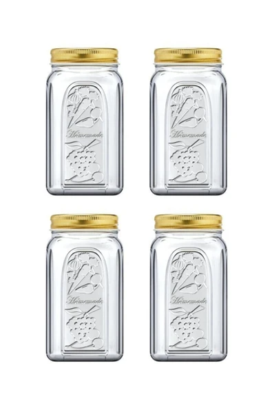 Paşabahçe Homemade Metal Kapaklı 80390 Kavanoz 1500cc  4 Adet ürün görseli 1